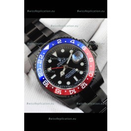 Rolex GMT Masters II Japanese Movement Replica Watch in PVD Casing 
