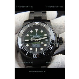 Rolex Sea Dweller Japanese Movement Replica Watch Green Dial 44MM