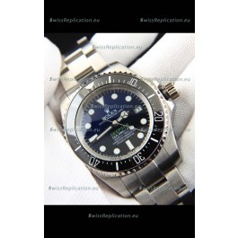 Rolex Sea Dweller Japanese Movement Replica Watch Black/Blue Dial 44MM
