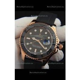 Rolex Yachtmaster Everrose Gold Japanese Replica Watch - 42MM