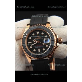Rolex Yachtmaster Everrose Gold Japanese Replica Watch - 40MM
