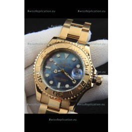 Rolex Yachtmaster Japanese Movement Watch in Gold Casing - Pearl dial 37MM