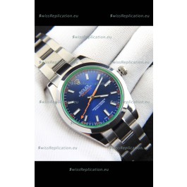 Rolex Milgauss Japanese Movement Replica Watch in Blue Dial 