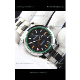 Rolex Milgauss Japanese Movement Replica Watch in Black Dial 