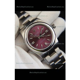 Rolex Oyster Perpetual Japanese Movement Replica Watch 36MM - Burgundy Dial