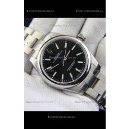 Rolex Oyster Perpetual Japanese Movement Replica Watch 39MM - Black Dial