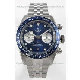 Tudor Super Clone Black Bay Chronograph Watch in Dark Blue Dial