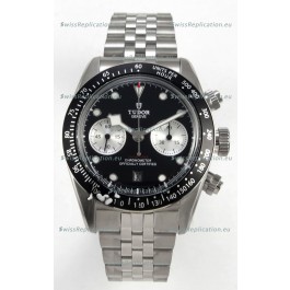 Tudor Super Clone Black Bay Chronograph Watch in Black Dial