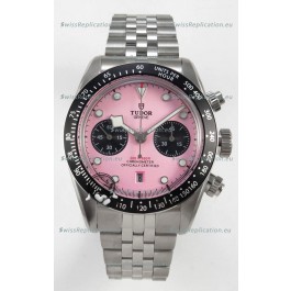 Tudor Super Clone Black Bay Chronograph Watch in Pink Dial