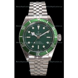 Tudor Black Bay Super Clone Harrods Edition Green Dial Swiss Replica Watch 