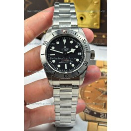 Tudor Black Bay Super Clone Steel Edition Black Dial Swiss Replica Watch 