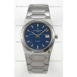 Vacheron Constantin Historiques 222 Super Clone 37MM Steel Casing Watch in Blue Dial
