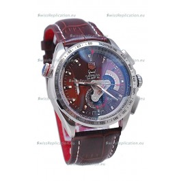 Tag Heuer Grand Carrera Calibre 36 Japanese Automatic Watch in Brown Face