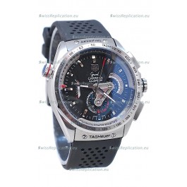 Tag Heuer Grand Carrera Calibre 36 Japanese Automatic Watch in Black Dial