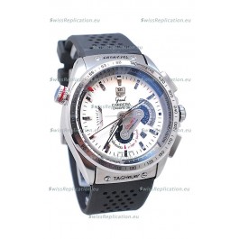 Tag Heuer Grand Carrera Calibre 36 Japanese Automatic Watch in White Dial