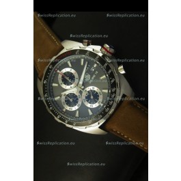 Tag Heuer Calibre 16 Stainless Steel Watch in Grey Dial