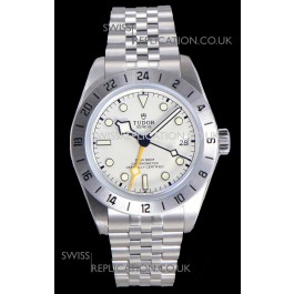 Tudor Black Bay PRO 79470-0004 GMT White Dial Jubilee Super Clone Watch 