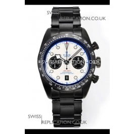 Tudor Heritage Black Bay Chrono White Dial Super Clone Watch 41MM