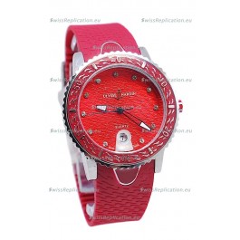 Ulysse Nardin Lady Diver Starry Night Replica Watch in Red Dial