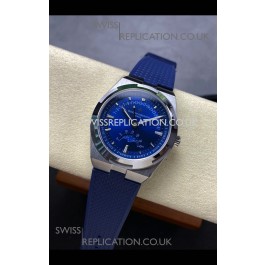 Vacheron Constantin Overseas True Moon Phase Steel Case Blue Dial Swiss Replica Watch 