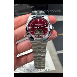 Vacheron Constantin Overseas Tourbillon Red Dial Super Clone Watch 