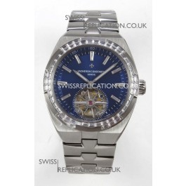 Vacheron Constantin Overseas Tourbillon Stainless Steel Super Clone Watch 