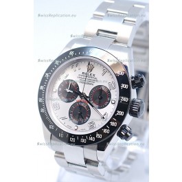Rolex Project X Daytona Limited Edition Series II Cosmograph MonoBloc Cerachrom Swiss Watch in White Face