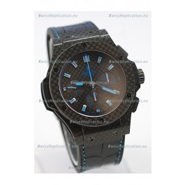 Hublot Big Bang All Carbon Swiss Replica Watch in Blue