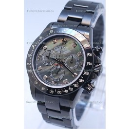 Rolex Daytona Cosmograph Project X Design Black Out Edition Series II Swiss Replica Watch in Black Pearl Dial