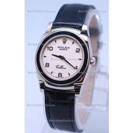 Rolex Cellini Cestello Ladies Swiss Watch in White Dial