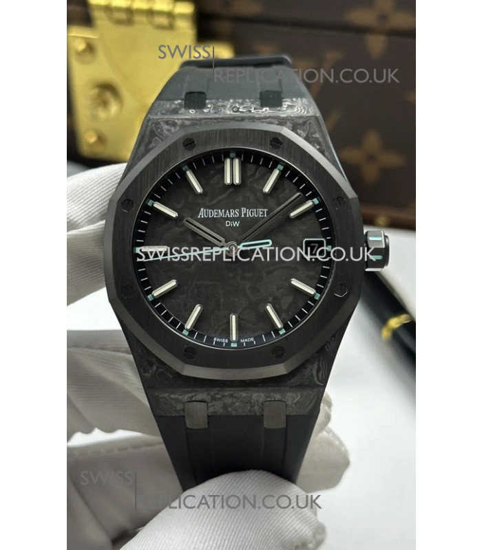 Royal Oak Aqua Voidline DiW 15500 Black Carbon Super Clone Watch 