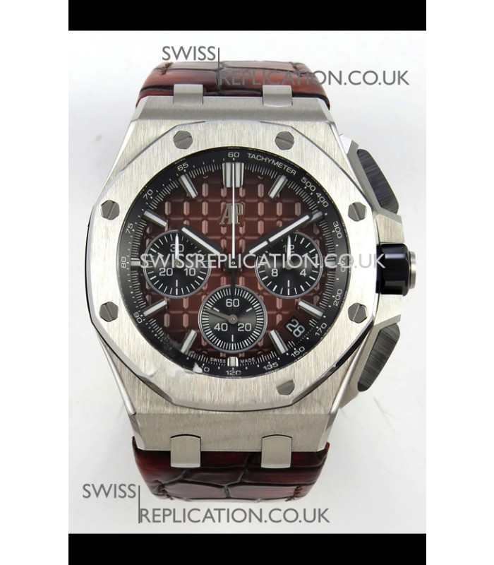 Royal Oak Offshore Chronograph 26420 Brown Dial Super Clone Watch 