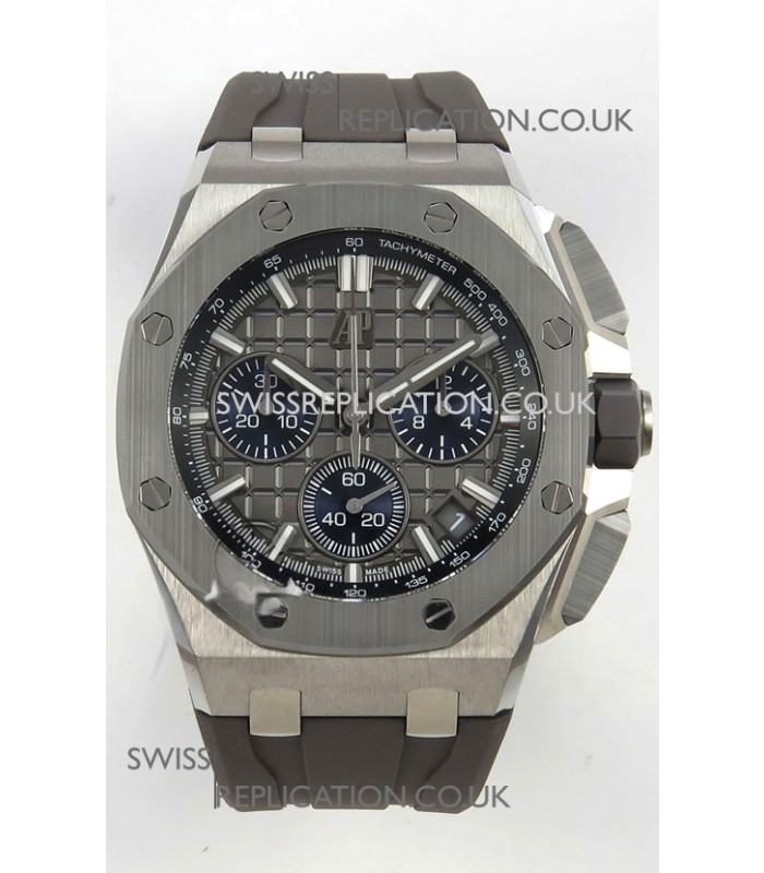 Royal Oak Offshore Chronograph 26420 Titanium Grey Dial Super Clone Watch 