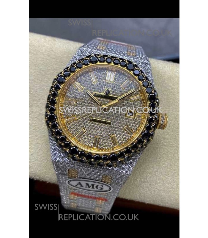 Royal Oak 15400 Iced Out Super Clone Edition 2 Super Clone Watch 