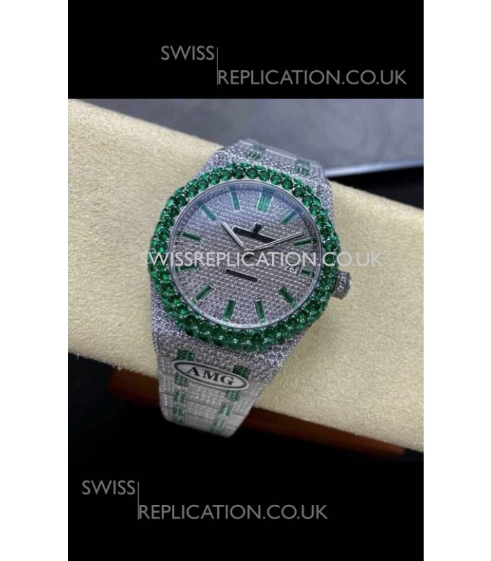 Royal Oak 15400 Iced Out Super Clone Edition 13 Super Clone Watch 