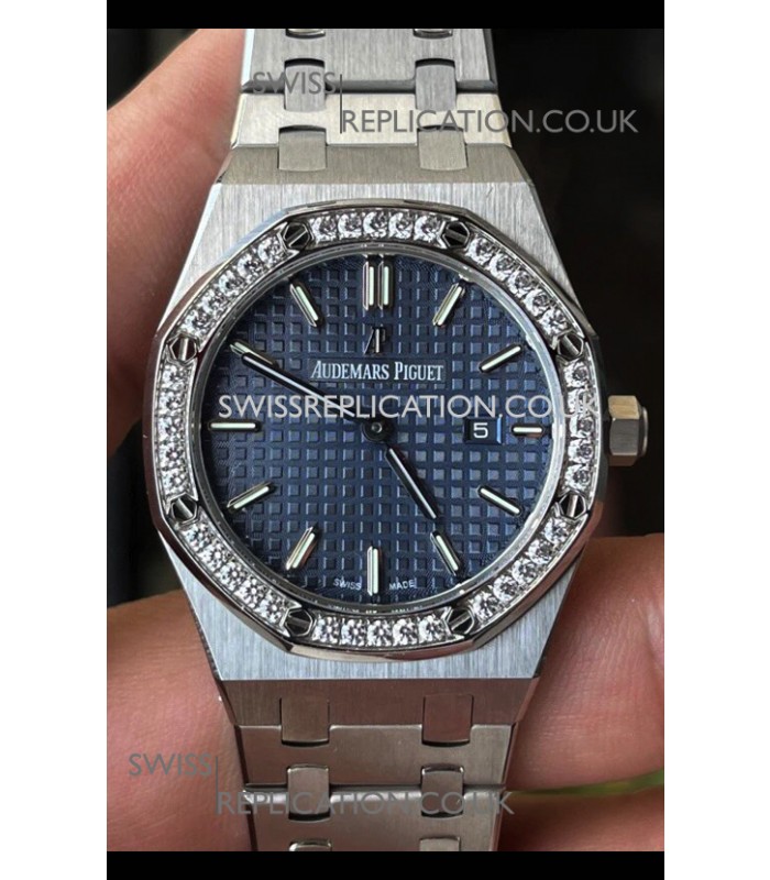 Royal Oak 67651IP 33MM 904L White Dial Super Clone Watch 