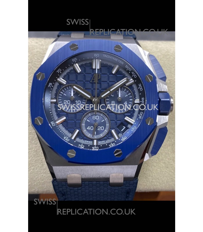 Royal Oak Offshore 26420CE Blue Dial Stainless Steel Super Clone Watch 