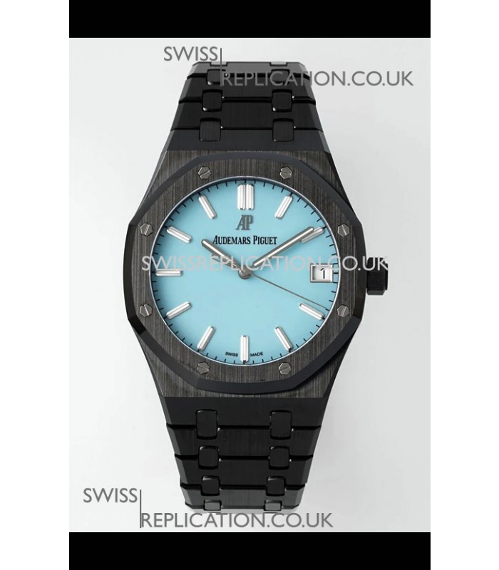Royal Oak 15500 Tiffany Blue Dial Ceramic Super Clone Watch 