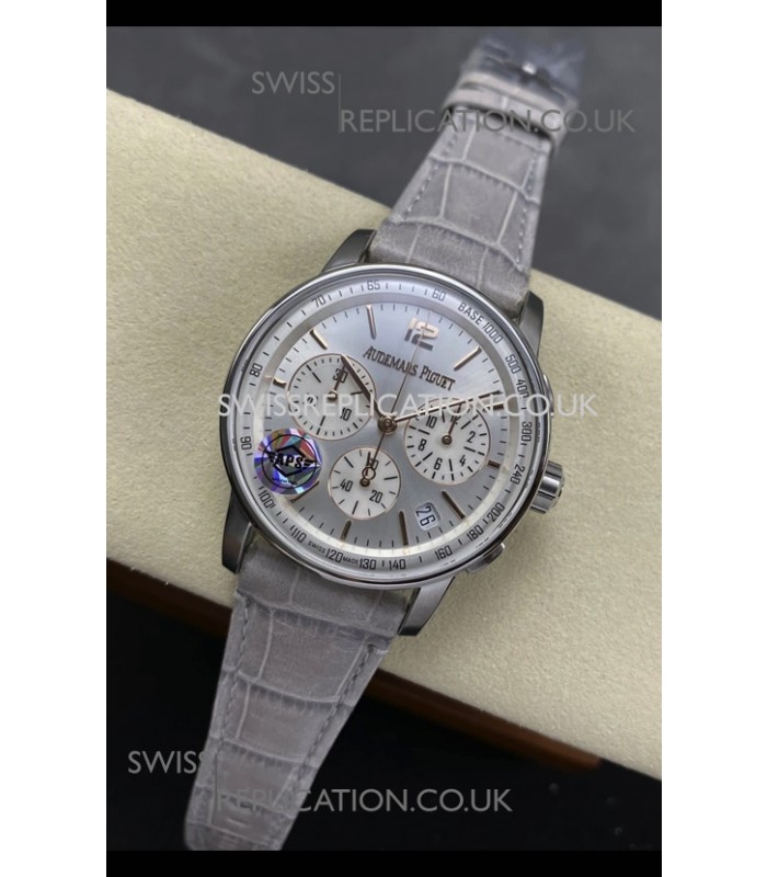 AP CODE 11.59 26393ST Chrono Silver Dial Super Clone Watch 