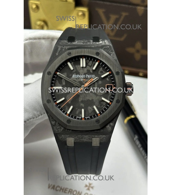 Royal Oak Ember Voidline DiW 15500 Black Carbon Super Clone Watch 