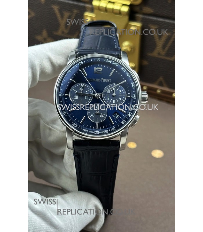 AP CODE 11.59 26393ST Chrono Blue Dial Super Clone Watch 