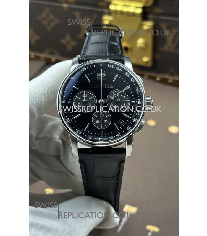 AP CODE 11.59 26393ST Chrono Black Dial Super Clone Watch 