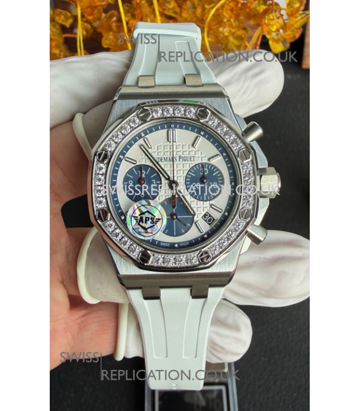 Royal Oak Chrono 26231 Steel Casing Rubber Strap Super Clone Watch 