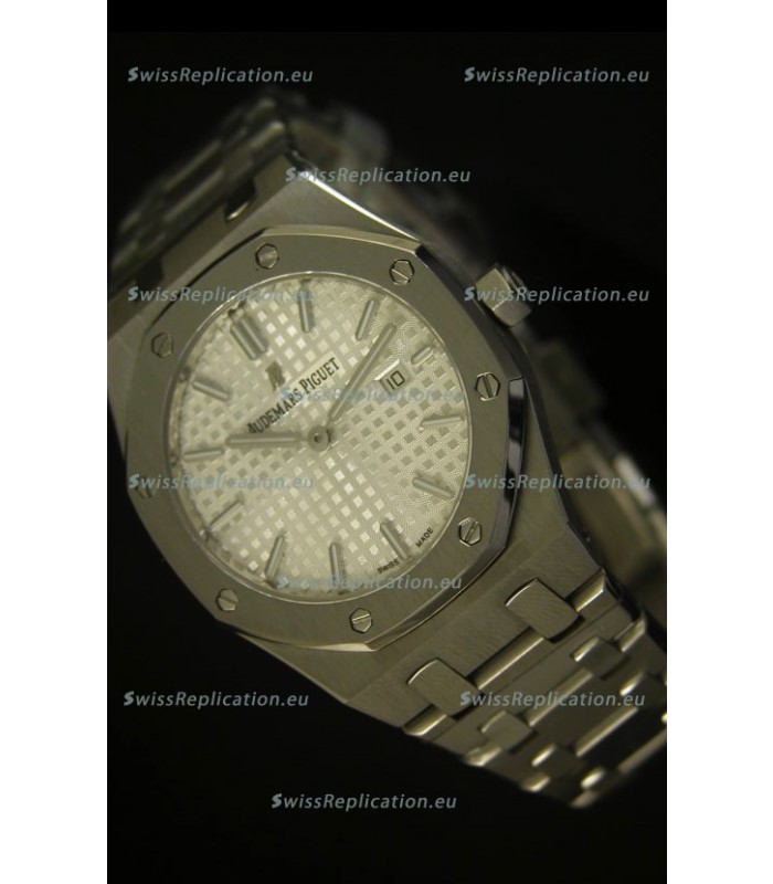Audemars Piguet Royal Oak Ladies White Dial 33MM - 1:1 Mirror Replica Edition
