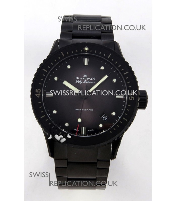 Blancpain Fifty Fathoms Ceramic Case Grey Dial Super Clone Watch 