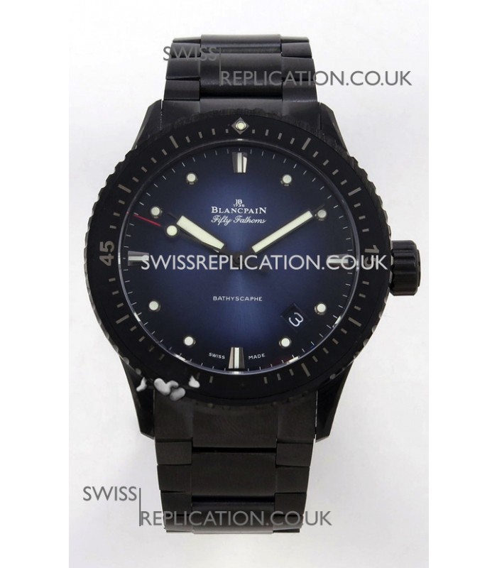 Blancpain Fifty Fathoms Ceramic Case Blue Dial Super Clone Watch 