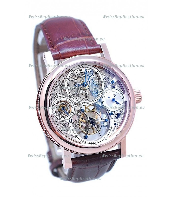 Breguet Classique 3755 Skeleton Tourbillon Swiss Replica Watch