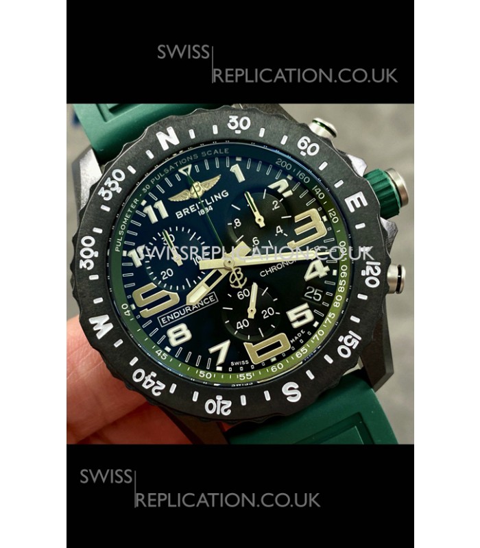 Breitling Endurance PRO 44 Green Strap Swiss Quartz Replica Watch