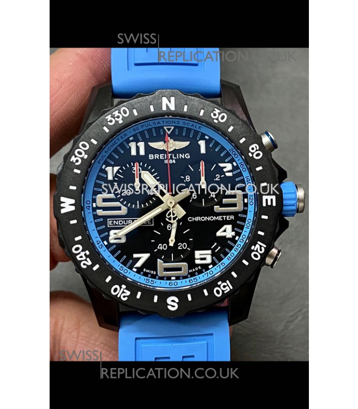 Breitling Endurance PRO 44 Light Blue Strap Swiss Quartz Replica Watch