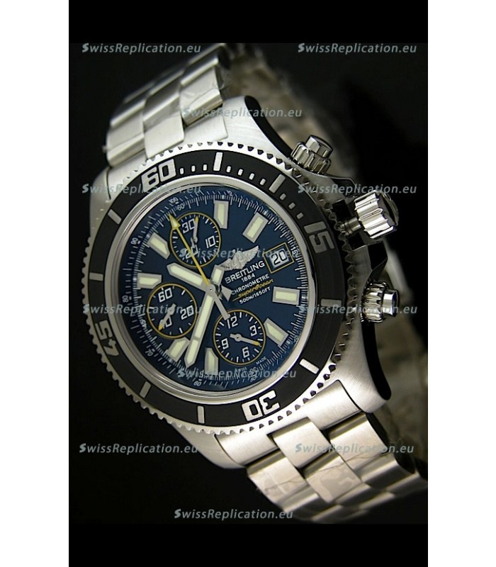 Breitling SuperOcean Abyss Swiss Chronograph Replica Watch - 1:1 Mirror Replica - 44MM Yellow